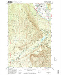 1993 Map of North Bend, WA — High-Res | Pastmaps